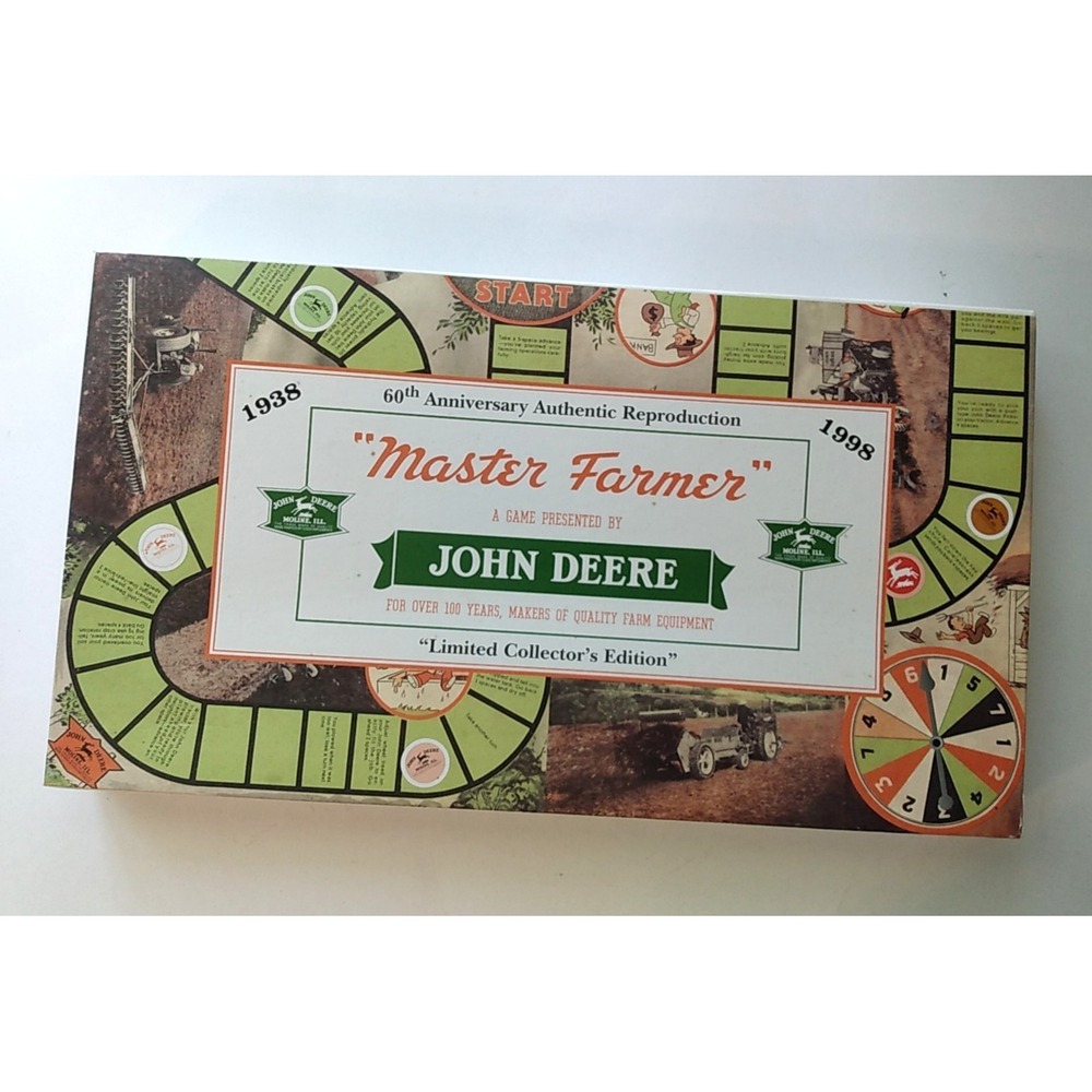 John Deere Master Farmer 60th Anniversary Limited Ed 1998 Board Game Complete